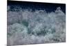 Waves foaming and bubbling when they hammer the sandy beach at Sunset Beach.-Tom Norring-Mounted Photographic Print