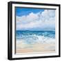 Waves II-Kingsley-Framed Art Print