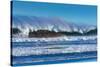 Waves in Cayucos I-Lee Peterson-Stretched Canvas