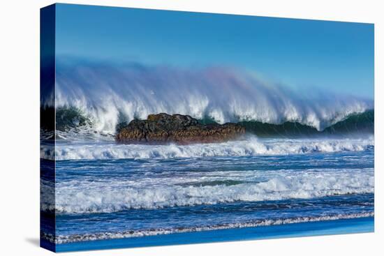 Waves in Cayucos I-Lee Peterson-Stretched Canvas