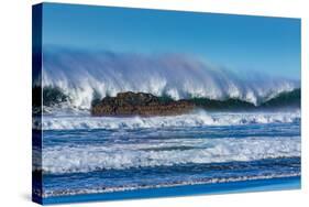 Waves in Cayucos I-Lee Peterson-Stretched Canvas