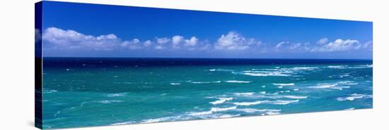 Waves in Ocean, Waikiki Beach, Oahu, Hawaii Islands, Hawaii, USA-null-Stretched Canvas