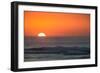 Waves in Pacific Ocean at Sunset, Hawaii, USA-null-Framed Photographic Print