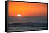 Waves in Pacific Ocean at Sunset, Hawaii, USA-null-Framed Stretched Canvas