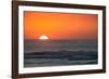 Waves in Pacific Ocean at Sunset, Hawaii, USA-null-Framed Photographic Print