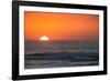 Waves in Pacific Ocean at Sunset, Hawaii, USA-null-Framed Photographic Print