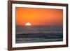 Waves in Pacific Ocean at Sunset, Hawaii, USA-null-Framed Photographic Print