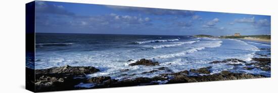 Waves in the Ocean, Fistral Beach, Cornwall, England-null-Stretched Canvas