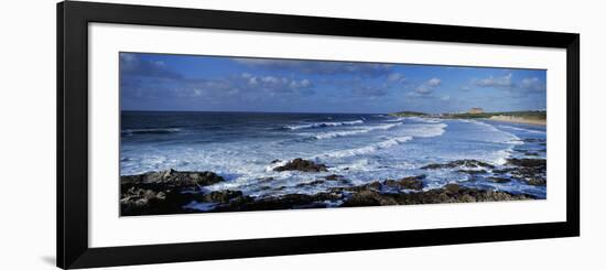 Waves in the Ocean, Fistral Beach, Cornwall, England-null-Framed Photographic Print