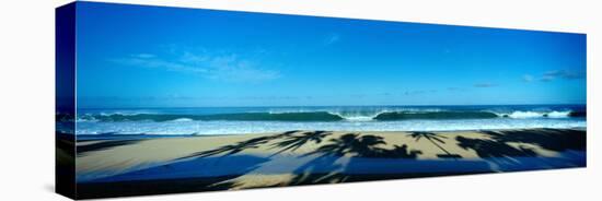 Waves in the Ocean, North Shore, Oahu, Hawaii, USA-null-Stretched Canvas