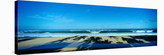 Waves in the Ocean, North Shore, Oahu, Hawaii, USA-null-Stretched Canvas