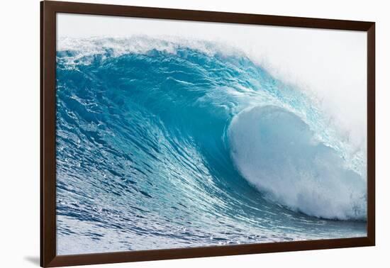 Waves in the Ocean, Tahiti, French Polynesia-null-Framed Photographic Print