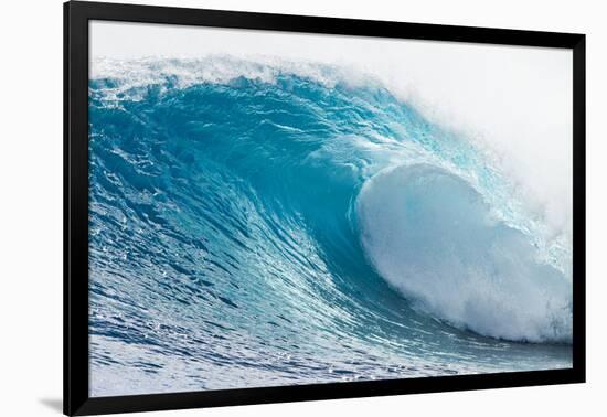 Waves in the Ocean, Tahiti, French Polynesia-null-Framed Photographic Print