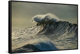 Waves in the Pacific Ocean at Dusk, San Pedro, Los Angeles, California, USA-null-Framed Stretched Canvas