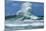 Waves in the Pacific Ocean, Coral Sea, Surfer's Paradise, Gold Coast, Queensland, Australia-Panoramic Images-Mounted Photographic Print