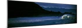 Waves in the Pacific Ocean, Waimea Bay, Oahu, Hawaii, USA-Panoramic Images-Mounted Photographic Print