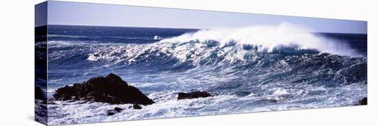 Waves in the Sea, Big Sur, California, USA-null-Stretched Canvas