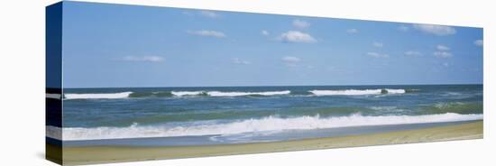 Waves in the Sea, Cape Hatteras, Outer Banks, North Carolina, USA-null-Stretched Canvas