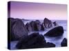 Waves Moving over Jagged Rocks at Hartland Quay, Cornwall, England, United Kingdom, Europe-Ian Egner-Stretched Canvas