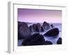 Waves Moving over Jagged Rocks at Hartland Quay, Cornwall, England, United Kingdom, Europe-Ian Egner-Framed Photographic Print