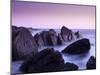 Waves Moving over Jagged Rocks at Hartland Quay, Cornwall, England, United Kingdom, Europe-Ian Egner-Mounted Photographic Print