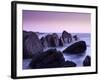 Waves Moving over Jagged Rocks at Hartland Quay, Cornwall, England, United Kingdom, Europe-Ian Egner-Framed Photographic Print