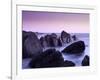 Waves Moving over Jagged Rocks at Hartland Quay, Cornwall, England, United Kingdom, Europe-Ian Egner-Framed Photographic Print