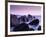 Waves Moving over Jagged Rocks at Hartland Quay, Cornwall, England, United Kingdom, Europe-Ian Egner-Framed Photographic Print