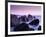 Waves Moving over Jagged Rocks at Hartland Quay, Cornwall, England, United Kingdom, Europe-Ian Egner-Framed Photographic Print