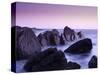 Waves Moving over Jagged Rocks at Hartland Quay, Cornwall, England, United Kingdom, Europe-Ian Egner-Stretched Canvas