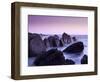 Waves Moving over Jagged Rocks at Hartland Quay, Cornwall, England, United Kingdom, Europe-Ian Egner-Framed Photographic Print