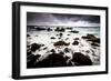 Waves Of Pacific Ocean Crash Onto Lava Shores Of Laupahoehoe State Park On The Big Island Of Hawaii-Jay Goodrich-Framed Photographic Print