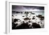 Waves Of Pacific Ocean Crash Onto Lava Shores Of Laupahoehoe State Park On The Big Island Of Hawaii-Jay Goodrich-Framed Photographic Print