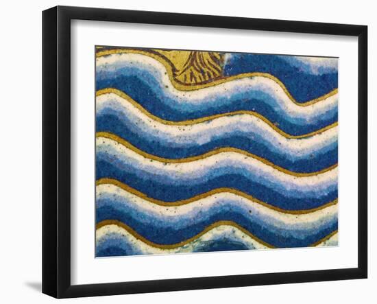 Waves of the Flood, Detail from the Panel Noah's Ark of the Verdun Altar-Nicholas of Verdun-Framed Giclee Print