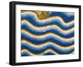 Waves of the Flood, Detail from the Panel Noah's Ark of the Verdun Altar-Nicholas of Verdun-Framed Giclee Print