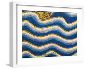 Waves of the Flood, Detail from the Panel Noah's Ark of the Verdun Altar-Nicholas of Verdun-Framed Giclee Print