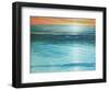 Waves off Chesil Beach-Derek Hare-Framed Giclee Print