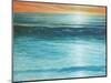 Waves off Chesil Beach-Derek Hare-Mounted Giclee Print