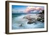 Waves On A Rocky Shoreline. Nassau, Bahamas-Erik Kruthoff-Framed Photographic Print