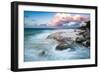 Waves On A Rocky Shoreline. Nassau, Bahamas-Erik Kruthoff-Framed Photographic Print