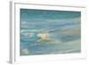 Waves on beach, Bird Island, Seychelles-Winfried Wisniewski-Framed Photographic Print