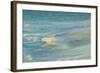 Waves on beach, Bird Island, Seychelles-Winfried Wisniewski-Framed Photographic Print