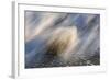 Waves on beach, blurred movement, Sanibel Island, Florida-Fritz Polking-Framed Photographic Print