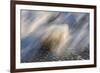 Waves on beach, blurred movement, Sanibel Island, Florida-Fritz Polking-Framed Photographic Print