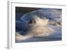 Waves on beach, blurred movement, Sanibel Island, Florida-Fritz Polking-Framed Photographic Print