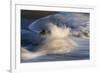 Waves on beach, blurred movement, Sanibel Island, Florida-Fritz Polking-Framed Photographic Print