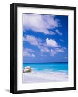 Waves on the Beach, Cancun, Quintana Roo, Mexico-null-Framed Photographic Print