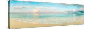 Waves on the Beach, Seven Mile Beach, Grand Cayman, Cayman Islands-null-Stretched Canvas