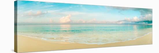 Waves on the Beach, Seven Mile Beach, Grand Cayman, Cayman Islands-null-Stretched Canvas