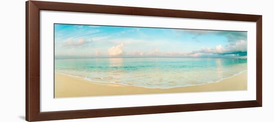 Waves on the Beach, Seven Mile Beach, Grand Cayman, Cayman Islands-null-Framed Photographic Print